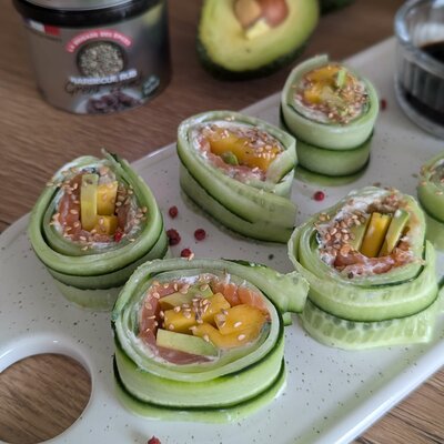 maki concombre maison