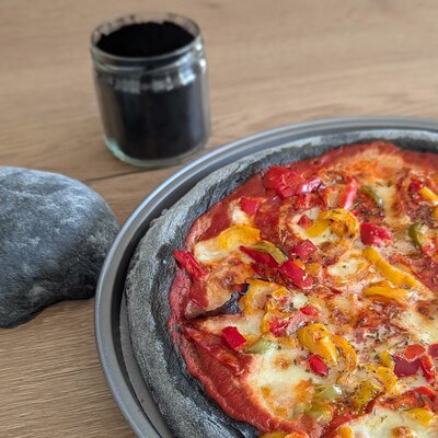 pizza-maison-charbon-vegetal